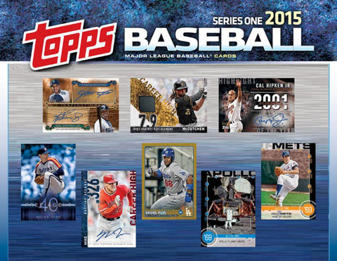 2015 Topps Baseball Series 1 Hanger Pack