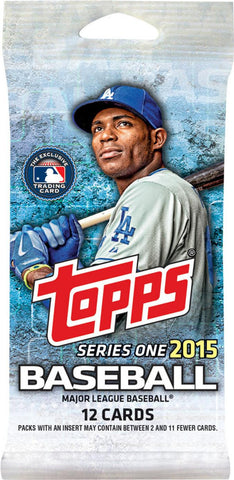 2015 Topps MLB Series 1 Individual Retail Pack