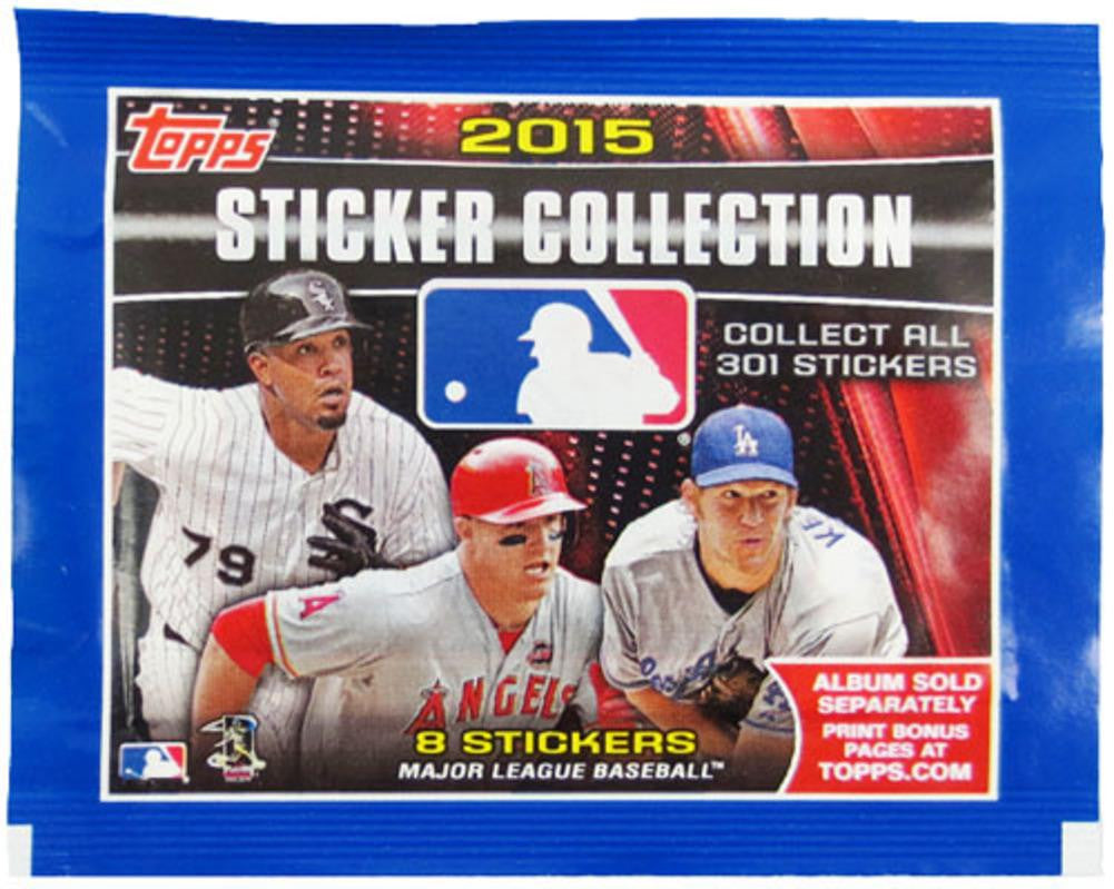 2015 Topps MLB Individual Sticker Pack