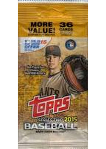 2015 Topps MLB Update Series Jumbo Pack