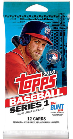 2016 Topps MLB Series 1 Individual Retail Pack