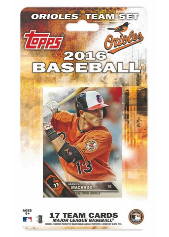 2016 Topps MLB Team Set - Baltimore Orioles