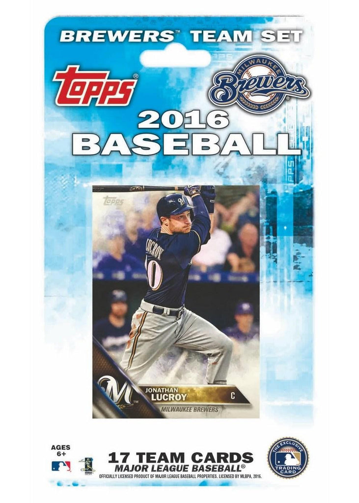 2016 Topps MLB Team Set - Milwaukee Brewers