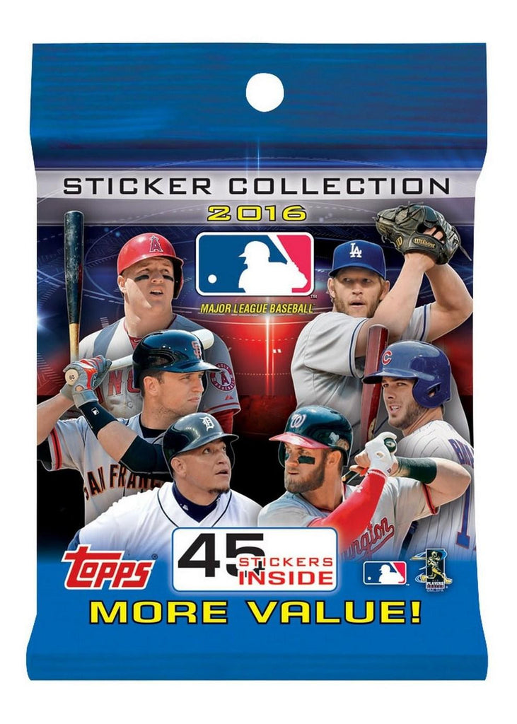 2016 Topps MLB Sticker Jumbo Pack