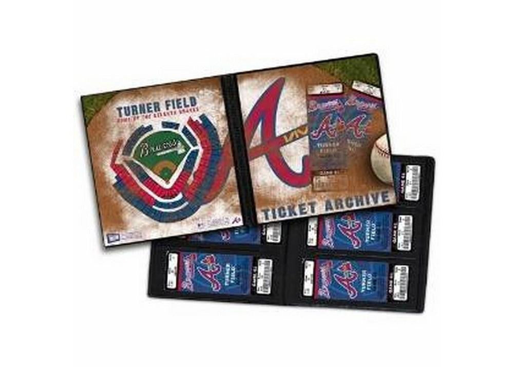 Ticket Album MLB - Atlanta Braves (Holds 96 Tickets)