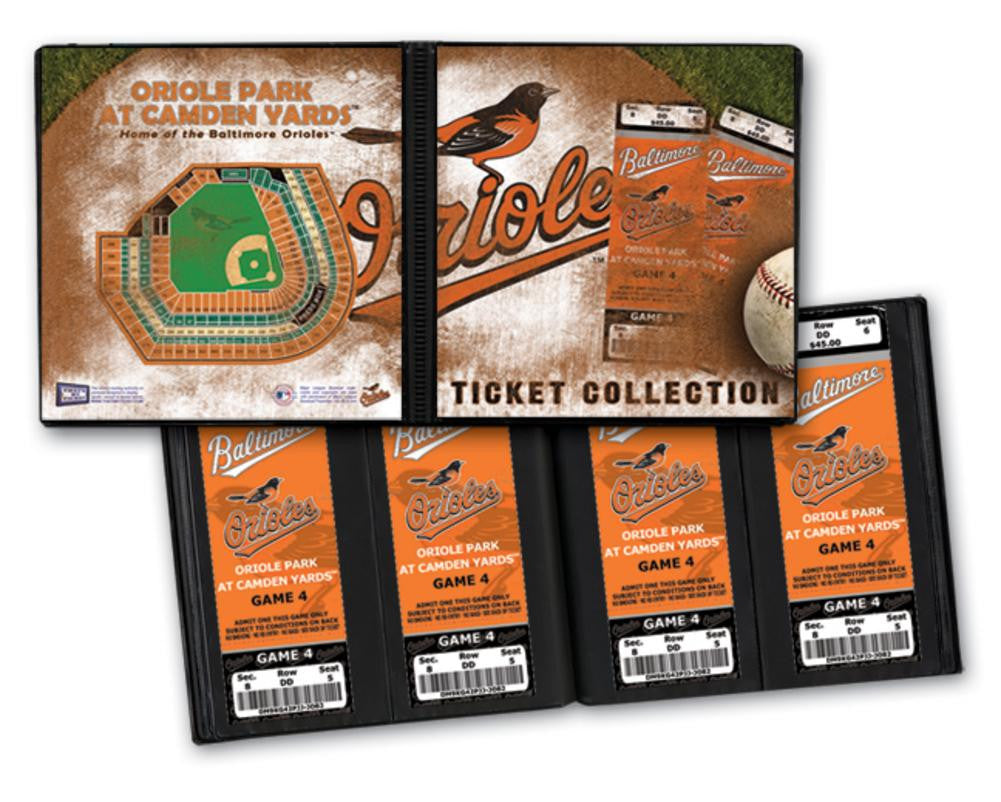 Ticket Album MLB - Baltimore Orioles (Holds 64 Tickets)