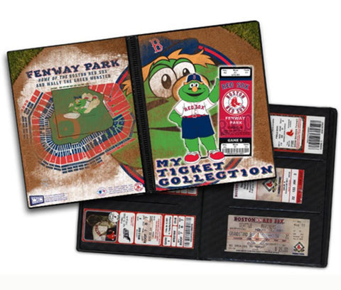 Ticket Album MLB - Boston Red Sox Mascot (Holds 96 Tickets)