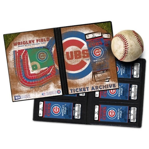 Ticket Album MLB - Chicago Cubs (Holds 96 Tickets)