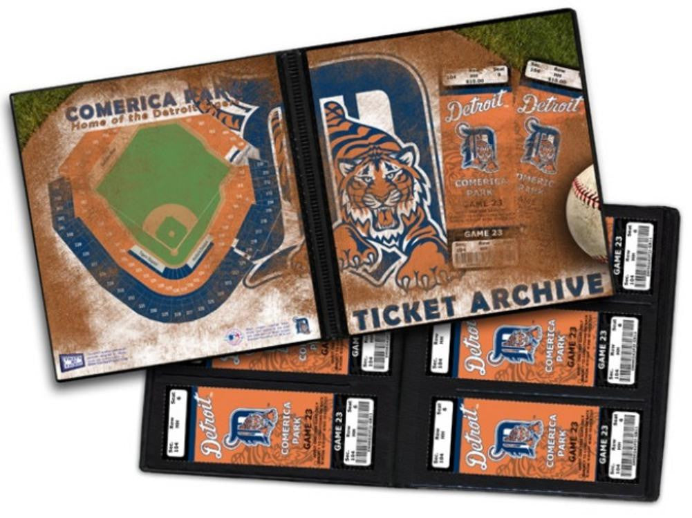 Ticket Album MLB - Detroit Tigers (Holds 96 Tickets)