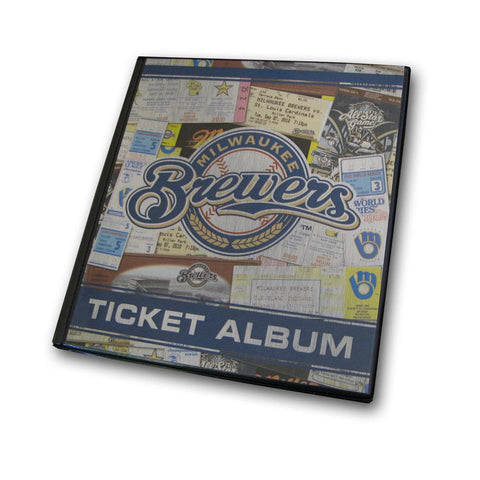 Ticket Album MLB - Milwaukee Brewers (Holds 96 Tickets)