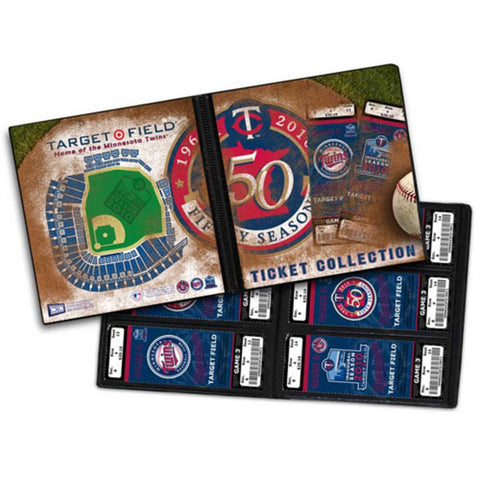 Ticket Album MLB - Minnesota Twins Inaugural Season (Holds 96 Tickets)