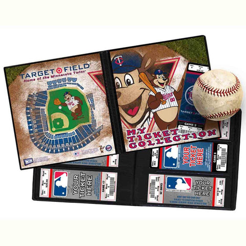 Ticket Album MLB - Minnesota Twins Mascot (Holds 96 Tickets)