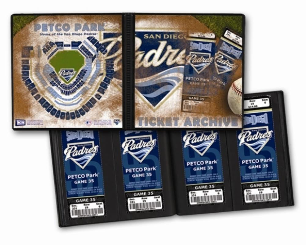 Ticket Album MLB - San Diego Padres (Holds 64 Tickets)