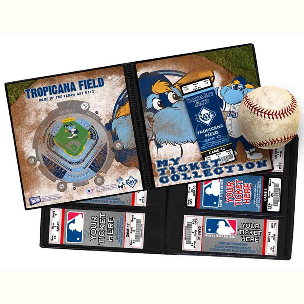 Ticket Album MLB - Tampa Bay Rays Mascot (Holds 96 Tickets)