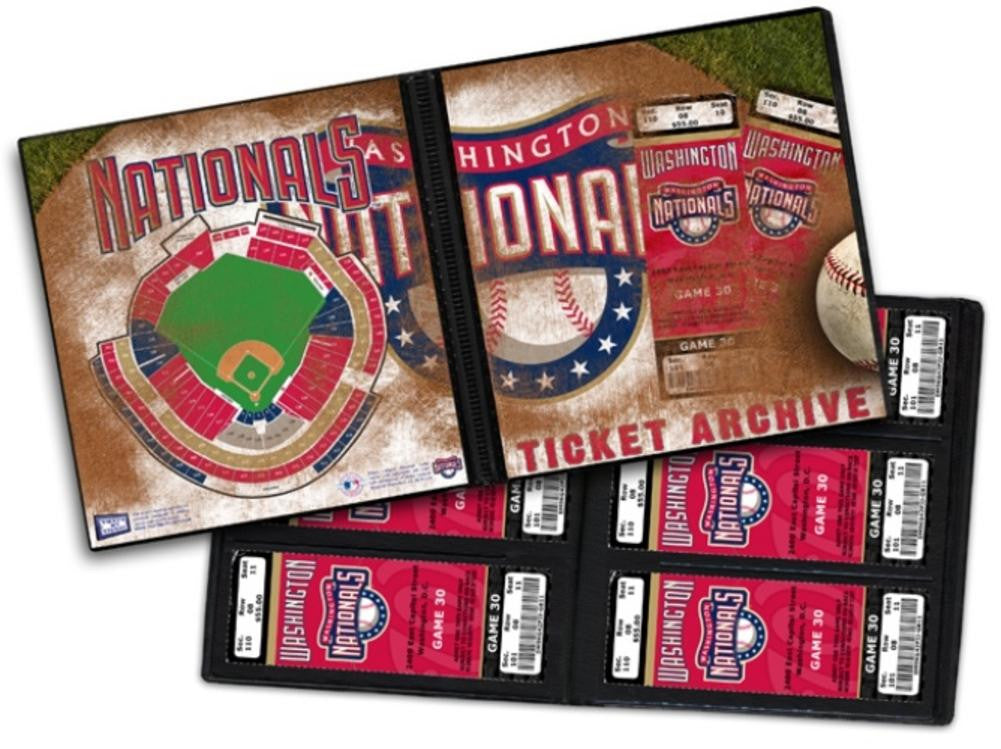 Ticket Album MLB - Washington Nationals (Holds 96 Tickets)