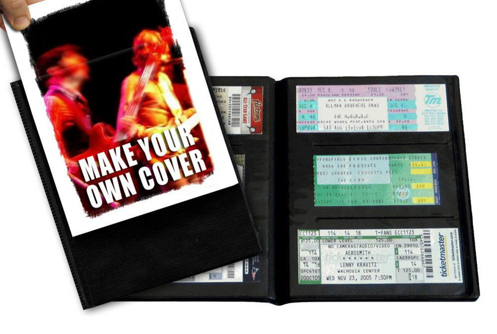 Ticket Album Create-Your-Own-Cover (Holds 96 Tickets)