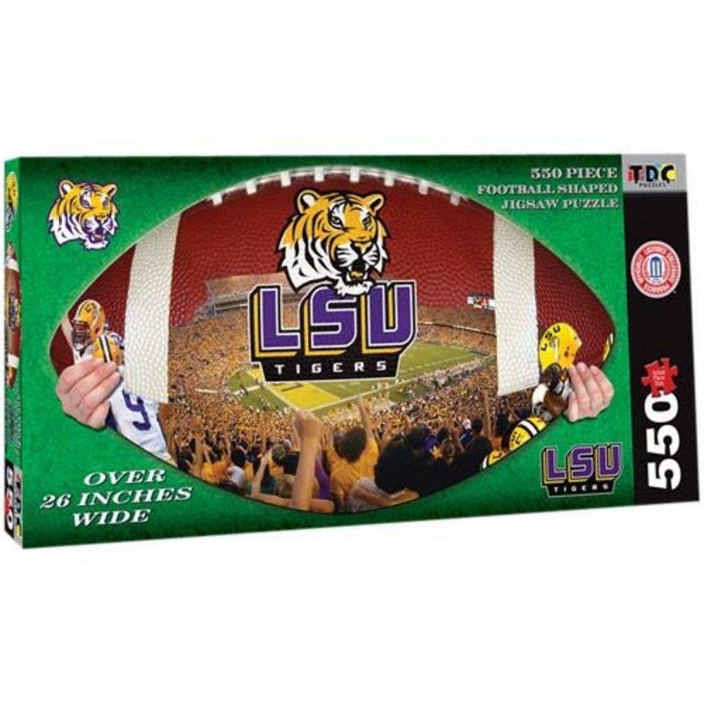 NCAA Louisiana State Fightin Tigers Football Shaped Puzzle