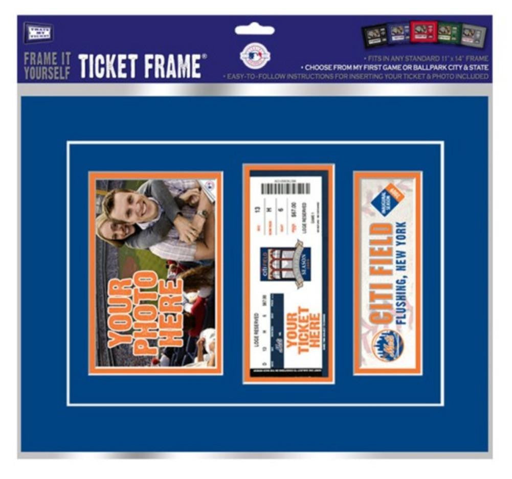 New York Mets First Game Ticket Frame Frame It Yourself