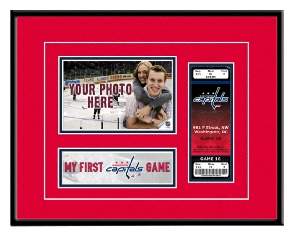 Washington Capitals - My First Game Ticket Frame