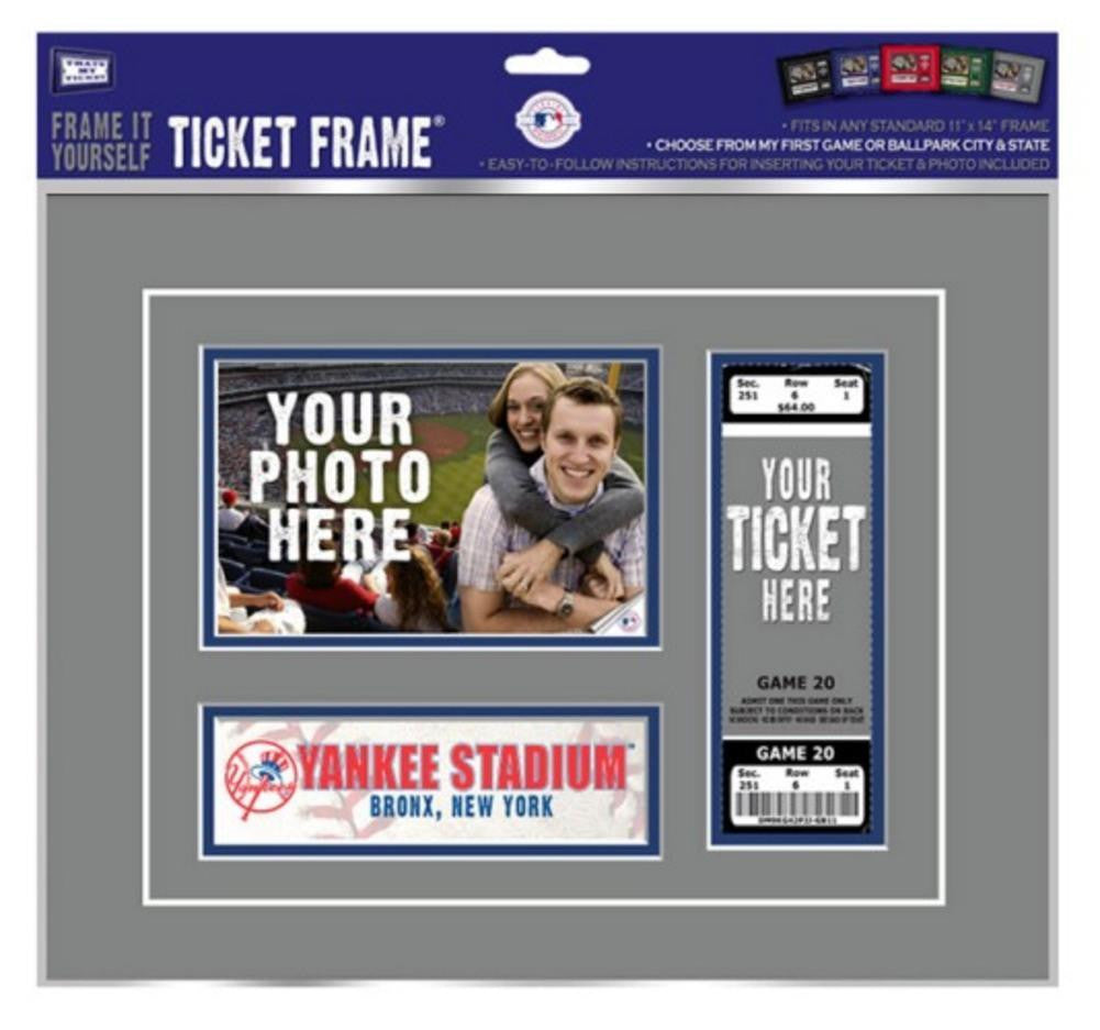 New York Yankees Game Day Ticket Frame Frame It Yourself