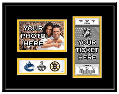 Boston Bruins 2011 Stanley Cup 4X6 Photo & Ticket Frame
