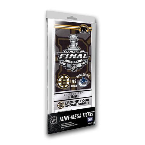NHL Mini-Mega Ticket 2011 Stanley Cup Finals Boston Bruins vs Vancouver Canucks