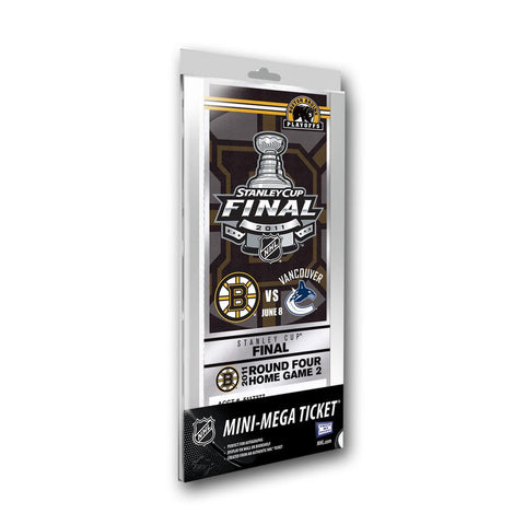 NHL Mini-Mega Ticket 2011 Stanley Cup Finals Boston Bruins vs Vancouver Canucks