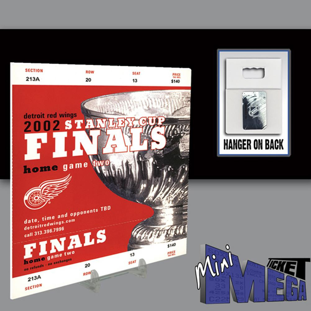 Mini Mega Ticket - 2002 Stanley Cup