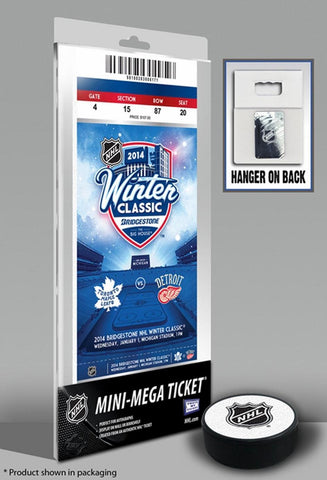 2014 NHL Winter Classic Mini-Mega Ticket - Maple Leafs vs Red Wings