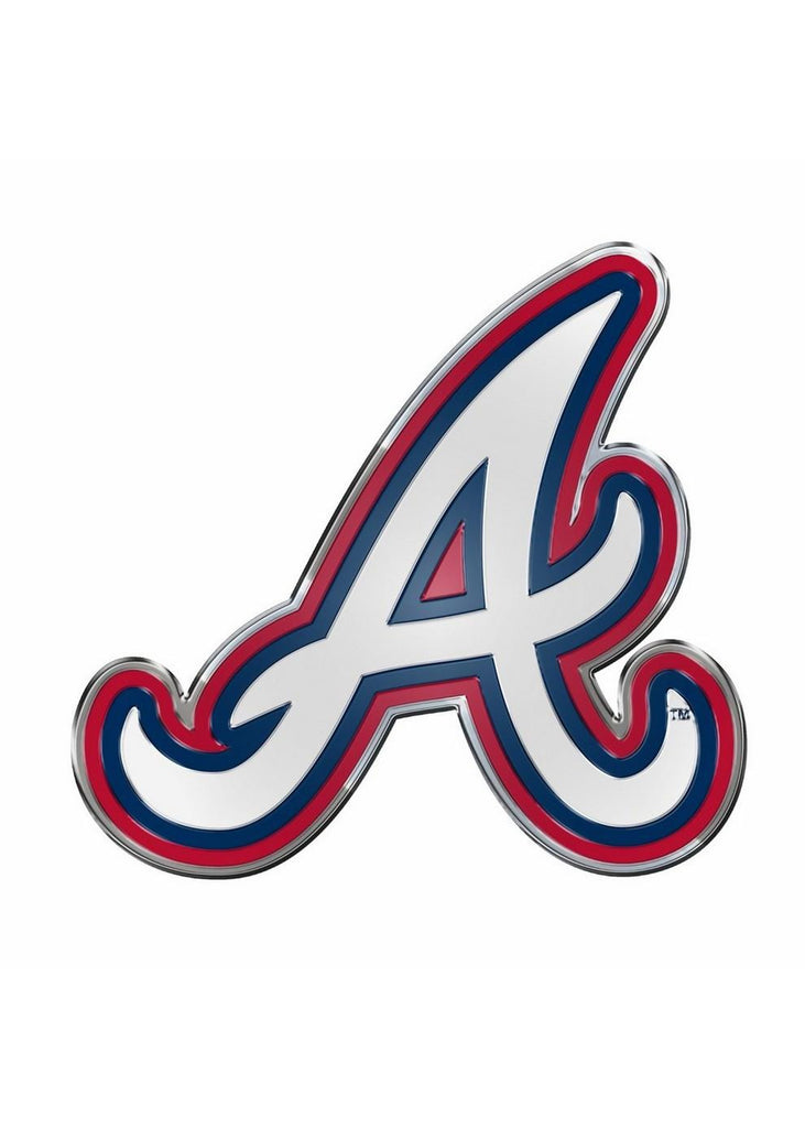 Atlanta Braves Color Auto Emblem