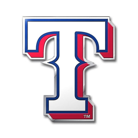 Texas Rangers Color Auto Emblem