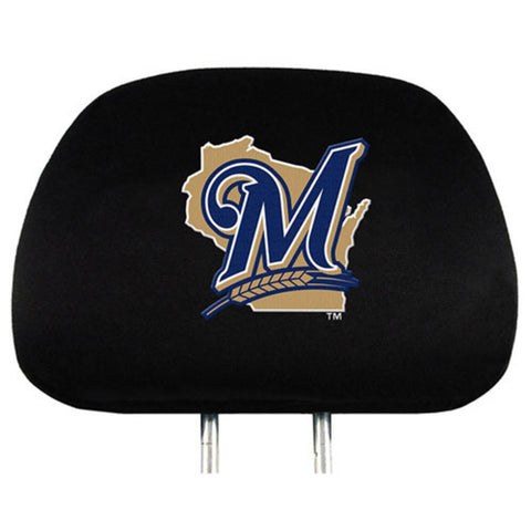 MLB Milwaukee Brewers Headrest Covers