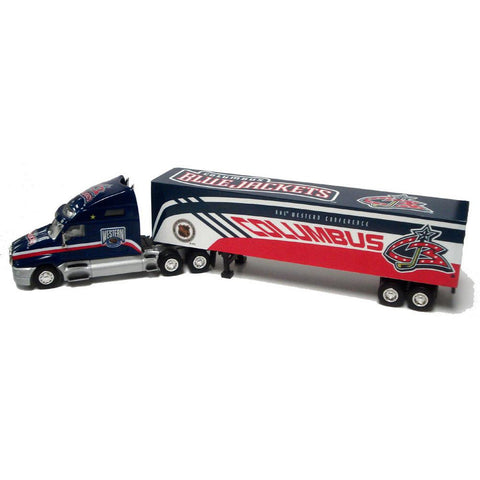 Tractor Trailer 1:80 Scale Diecast - Columbus Blue Jackets
