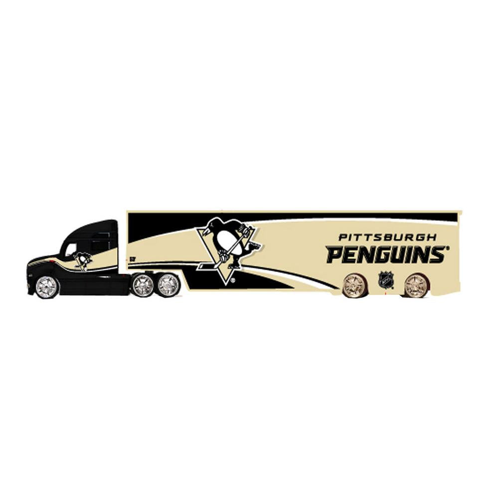 Top Dog Tractor Trailer Transport 1:64 Scale Diecast - Pittsburgh Penguins