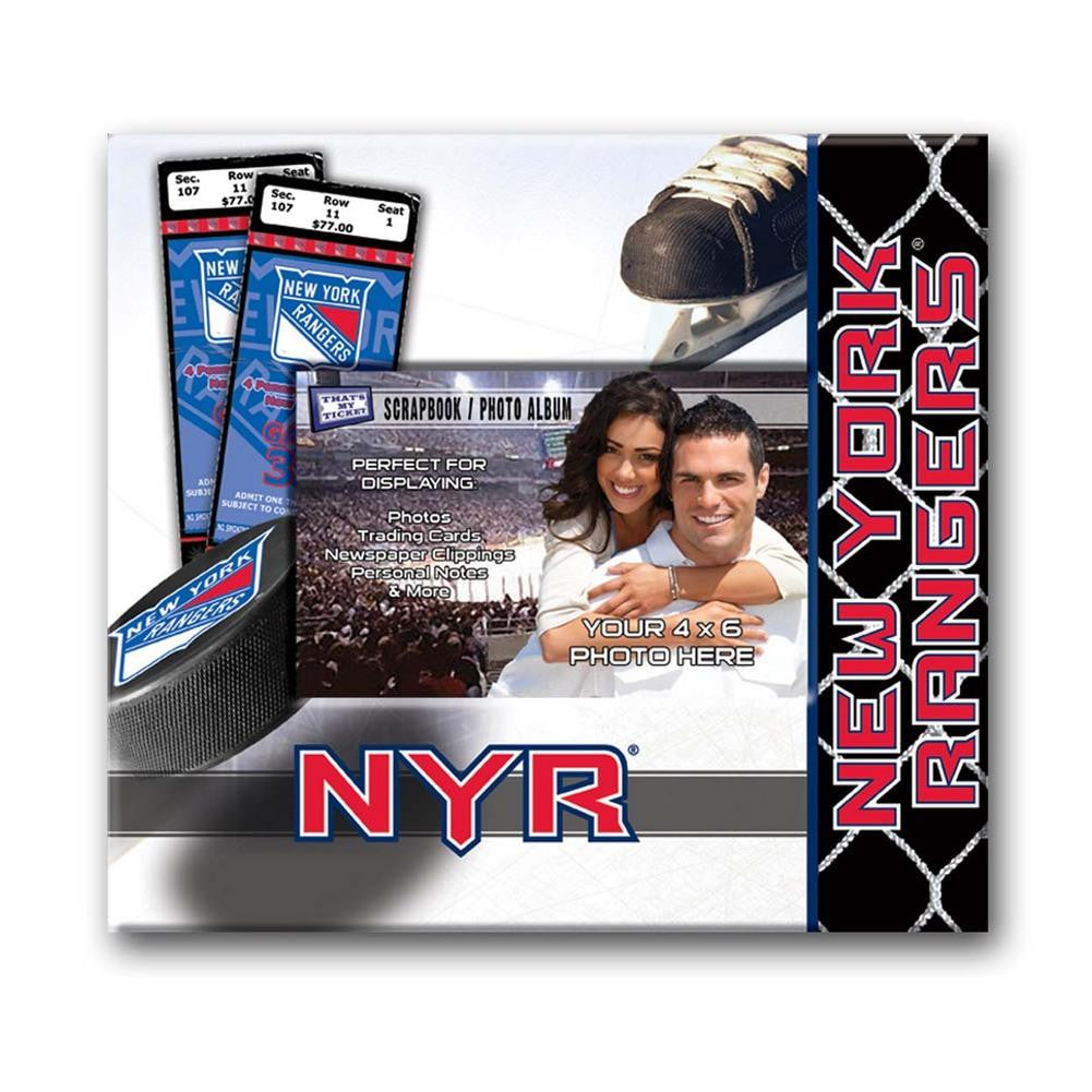That's My Ticket New York Rangers Scrapbook