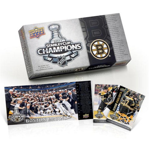 2010-11 Upper Deck Stanley Cup Champs Boston Bruins Boxed Set