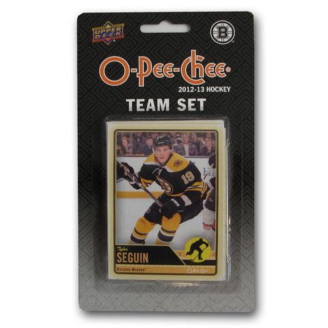 2012-13 Upper Deck O-Pee-Chee Team Card Set (17 Cards) - Boston Bruins