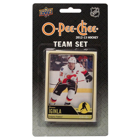 2012-13 Upper Deck O-Pee-Chee Team Card Set (17 Cards) - Calgary Flames