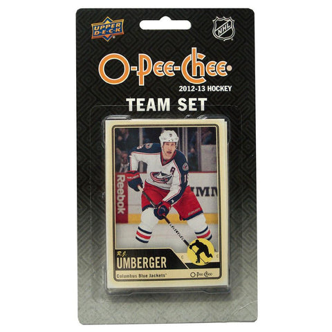 2012-13 Upper Deck O-Pee-Chee Team Card Set (17 Cards) - Columbus Blue Jackets