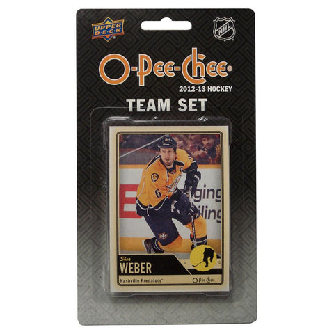 2012-13 Upper Deck O-Pee-Chee Team Card Set (17 Cards) - Nashville Predators
