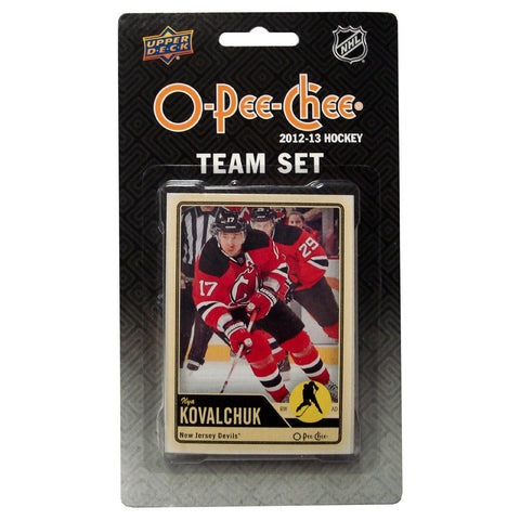 2012-13 Upper Deck O-Pee-Chee Team Card Set (17 Cards) - New Jersey Devils