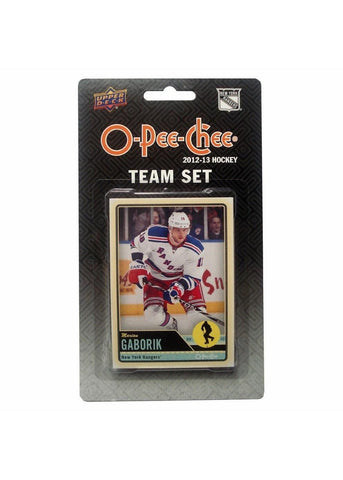 2012-13 Upper Deck O-Pee-Chee Team Card Set (17 Cards) - New York Rangers