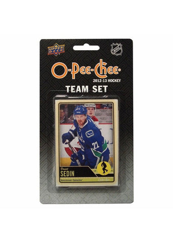 2012-13 Upper Deck O-Pee-Chee Team Card Set (17 Cards) - Vancouver Canucks