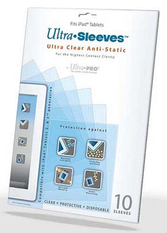 Ultra Pro Disposable Ipad Sleeves (10-Pack)