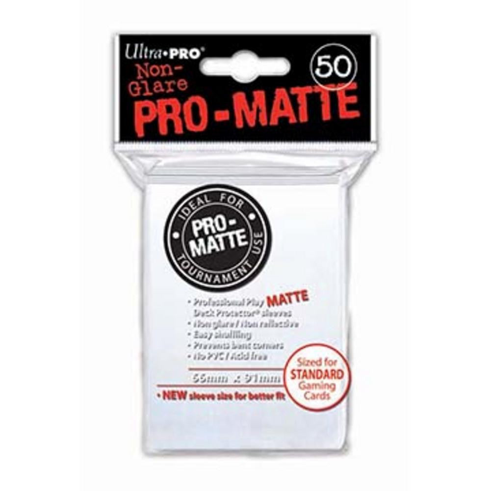 Ultra Pro Pro-Matte White Deck Protector  (12 Packs Per Display)