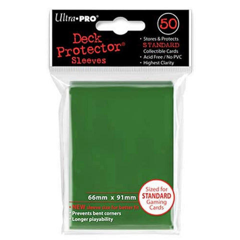 Ultra Pro Standard Size Green Deck Protector 50-Count Pack