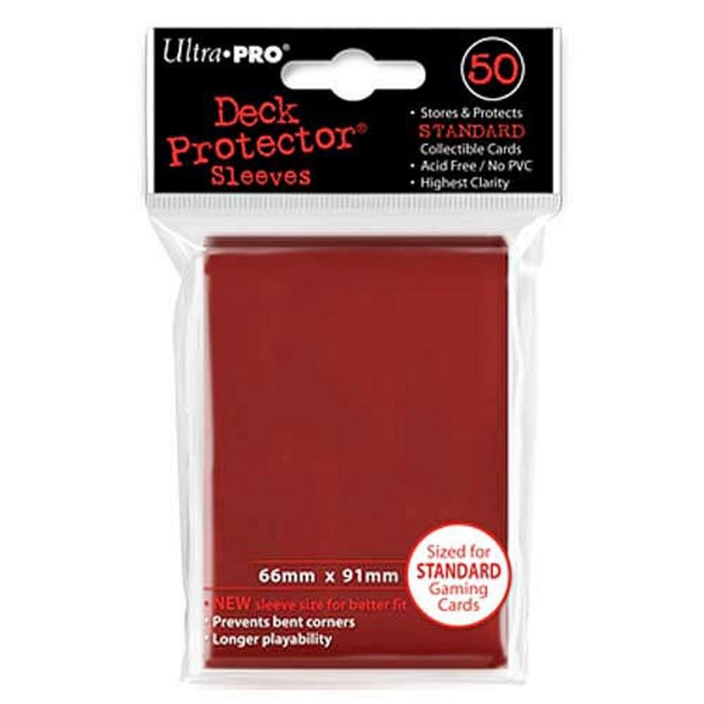 Ultra Pro Standard Size Red Deck Protector 50-Count Pack