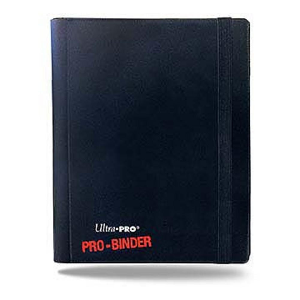 4-pocket Black PRO-Binder with embossed middle