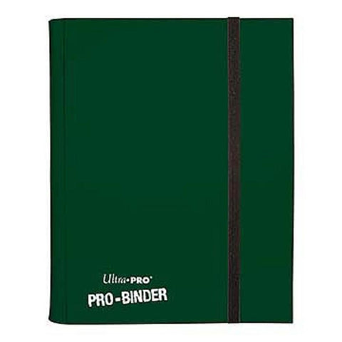 9-pocket Green PRO-Binder with embossed middle