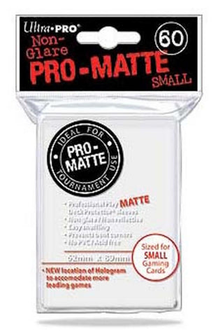 Ultra Pro Pro-Matte White Deck Protector- Small Size (60 Sleeves)